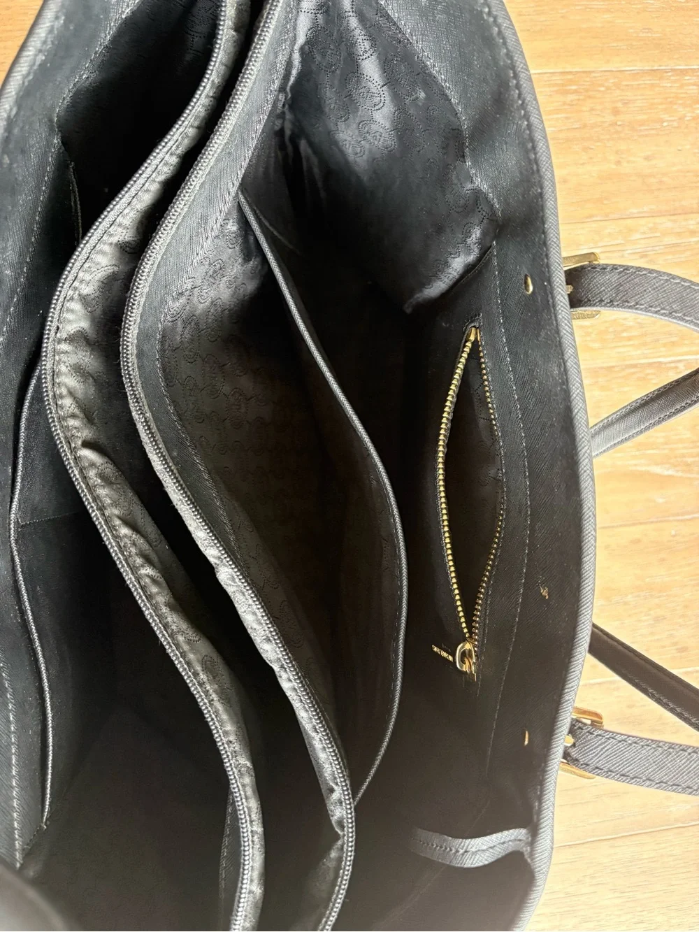 Michael Kors black laptop bag